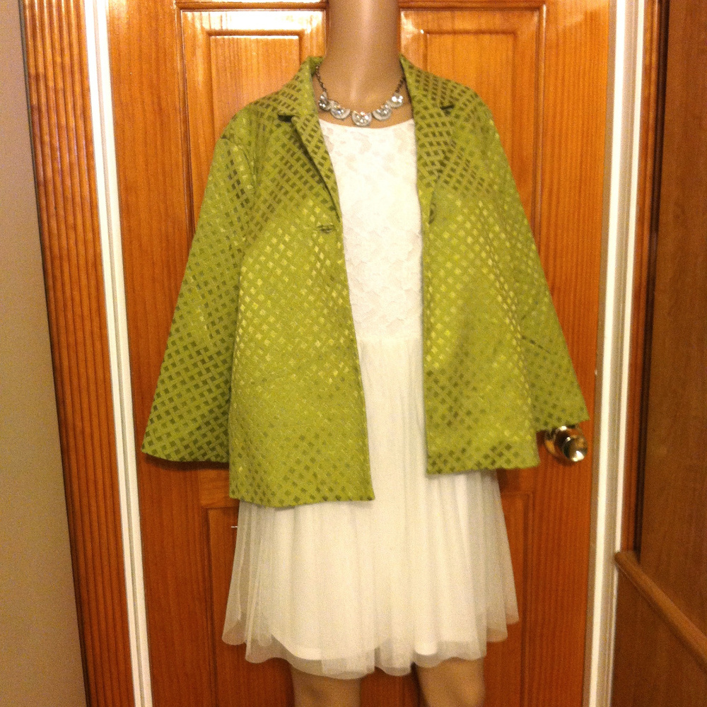 Croft&Barrow Green Coat/Blazer